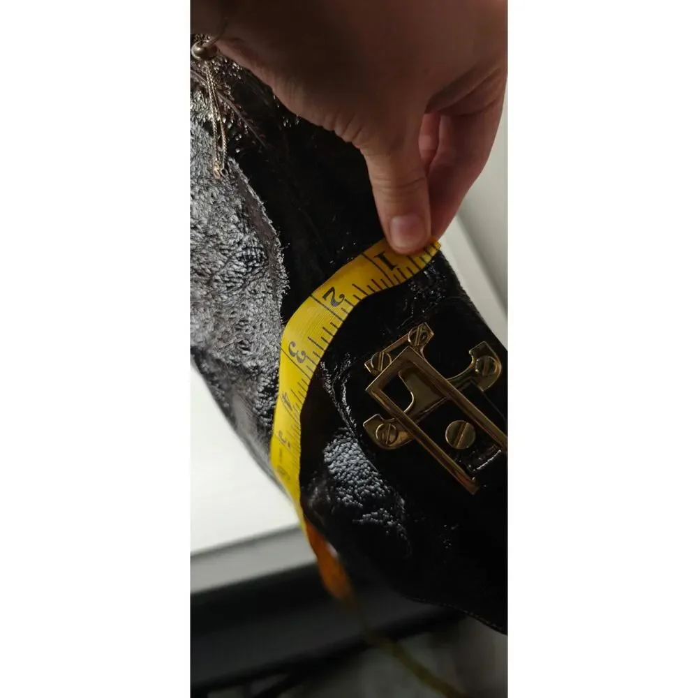Tory Burch brown crinkled bag